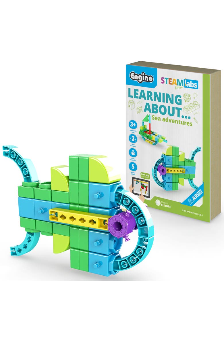 Steam Labs Junior Learning About Sea Adventure 5 Model Toy Brick Build, Main, color, Multicolored