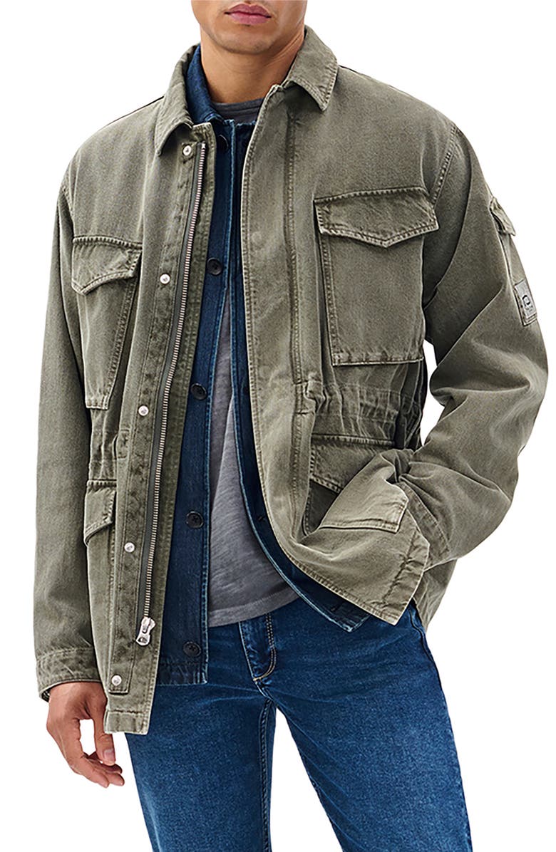 rag & bone Denim Field Jacket, Main, color, 