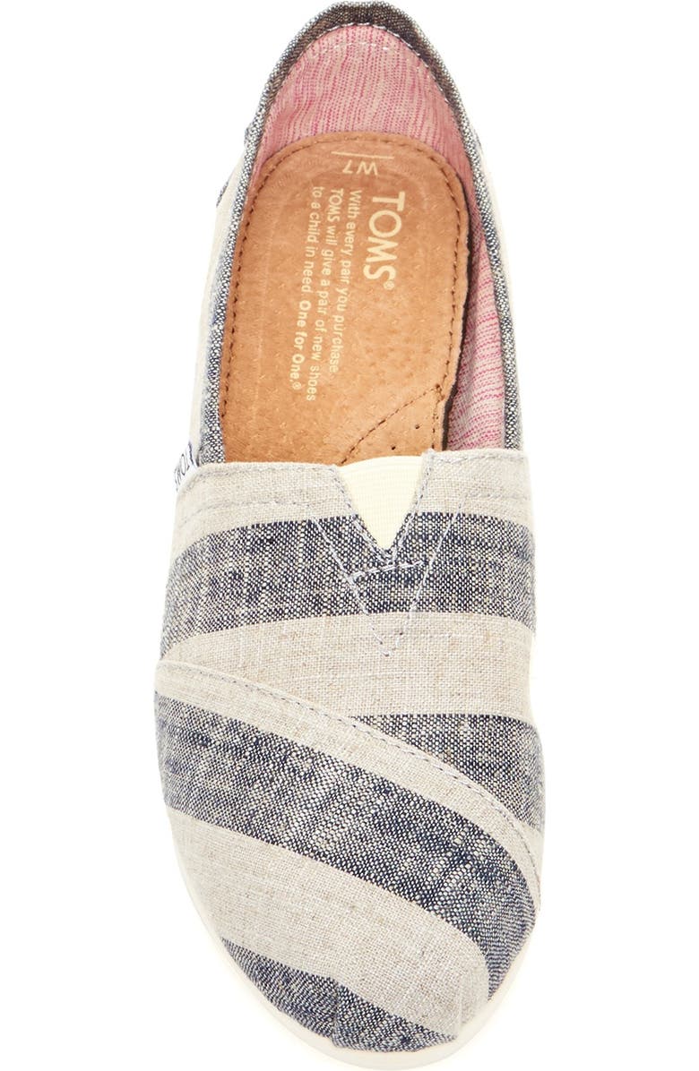 TOMS 'Classic - Stripes' Slip-On, Alternate, color,