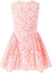 Marlo Kids Holly Cotton Embroidered Mini Dress