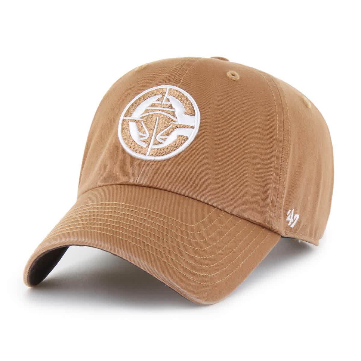 '47 Men's '47 Tan LA Clippers Camel Ballpark Clean Up Adjustable Hat ...