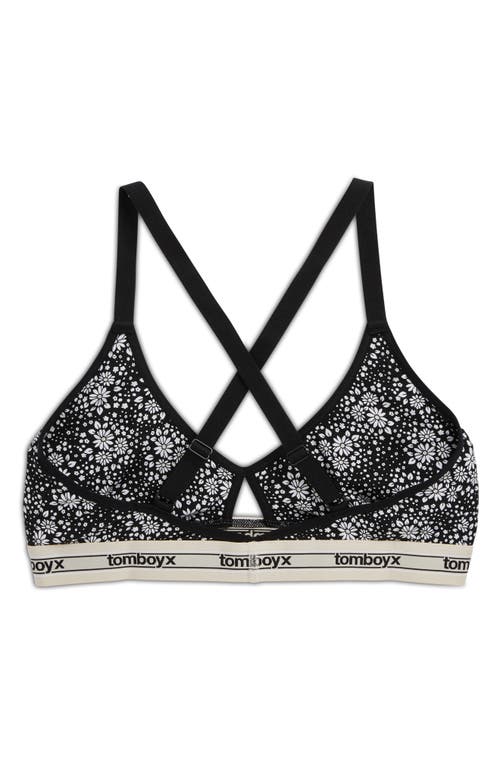 Tomboyx Stretch Modal Lounge Bralette In Black