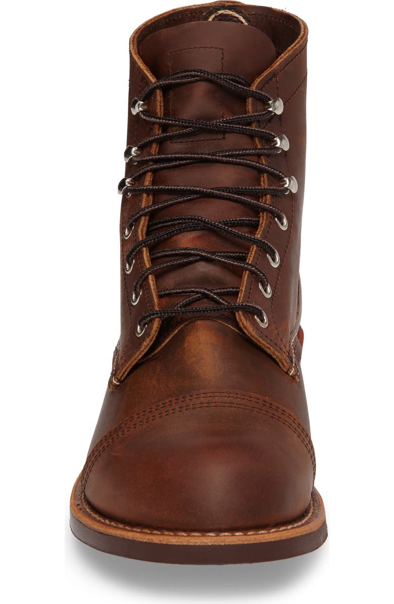 Red Wing Iron Ranger Cap Toe Boot, Alternate, color, Copper Leather
