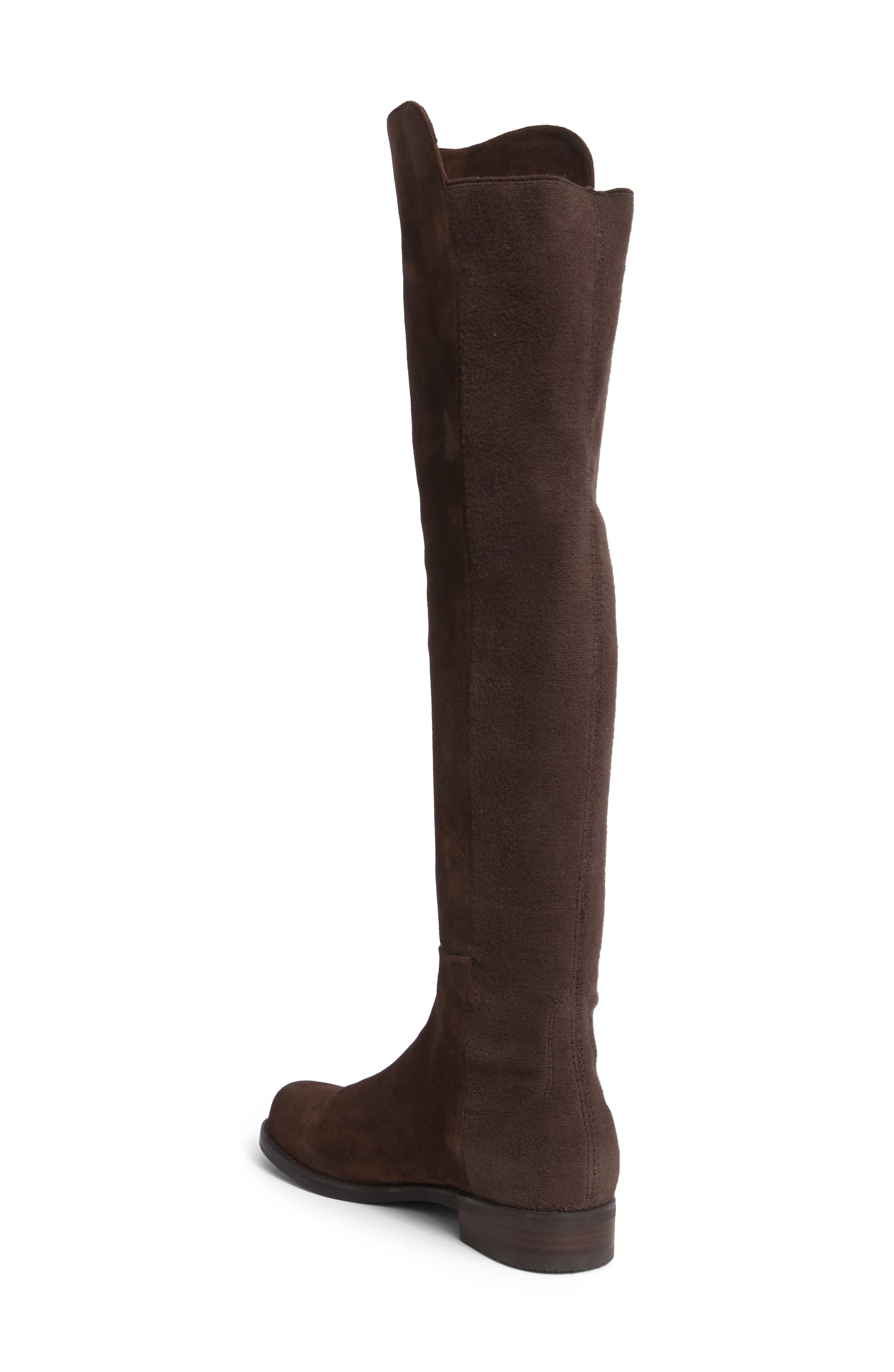 5050 Over the Knee Boot, Alternate, color, WALNUT