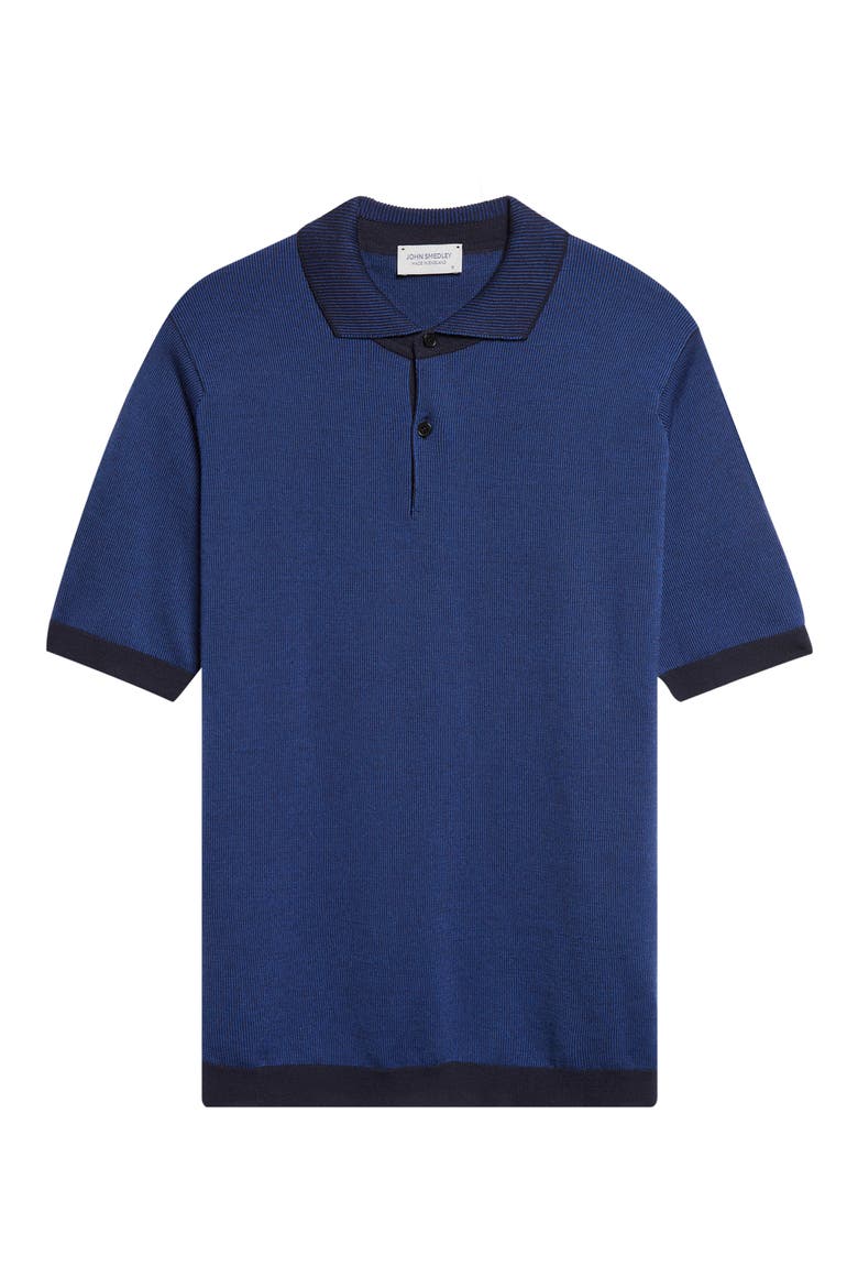 Grenock Merino Wool Polo Sweater, Alternate, color, MIDNIGHT BLUE