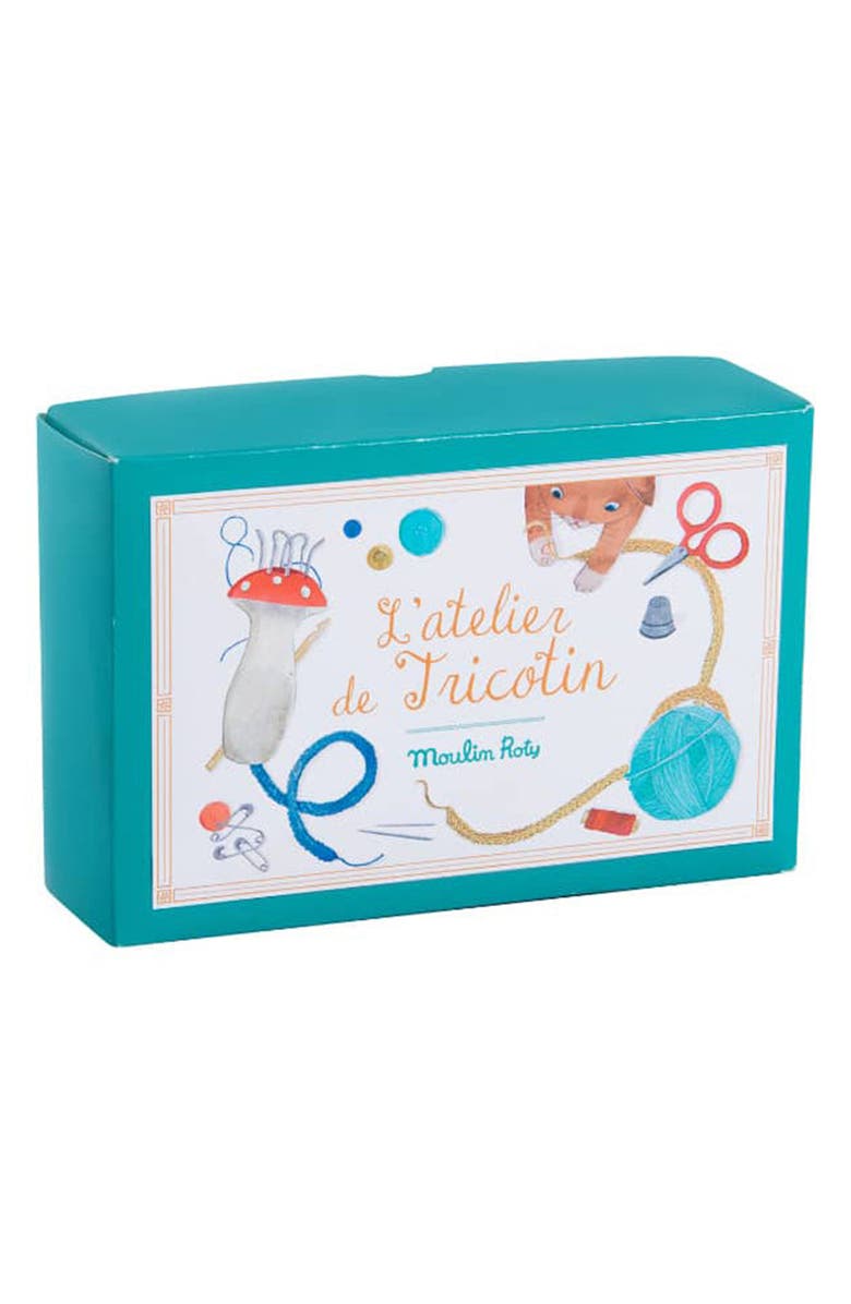 Speedy Monkey Knitting Set Box, Main, color, 