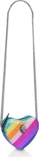 Rainbow Shop Mini Kensington Heart Crossbody Bag