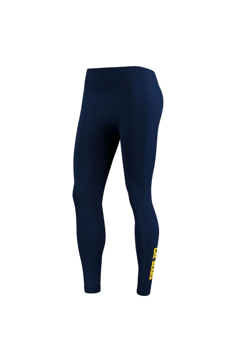 ZOOZATZ Women's ZooZatz Navy Cal Bears Fleece Lined 2.0 Leggings, Alternate, color, 