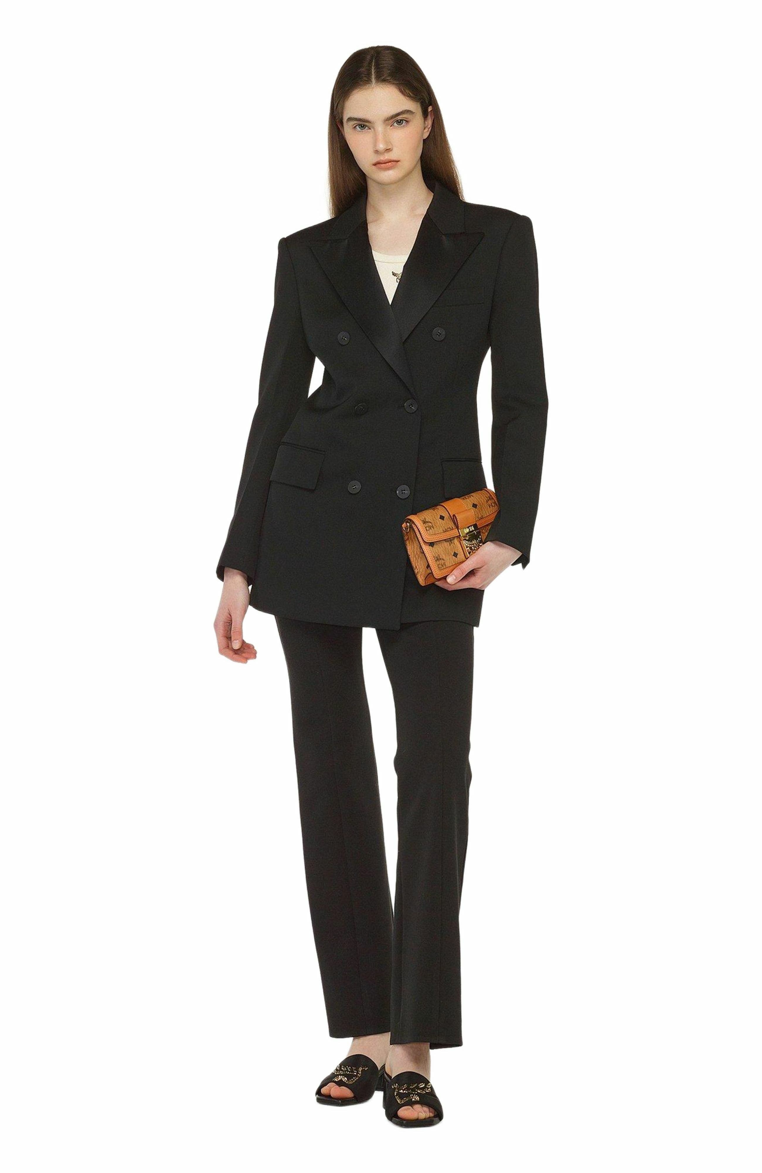 MCM Tracy Crossbody in Visetos, Alternate, color, Cognac