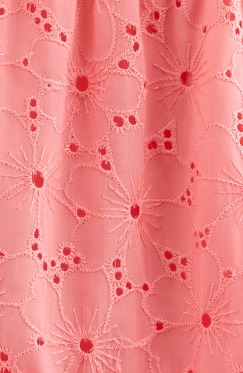 Nordstrom Kids' Sweet Eyelet Dress, Alternate, color, Pink Geranium