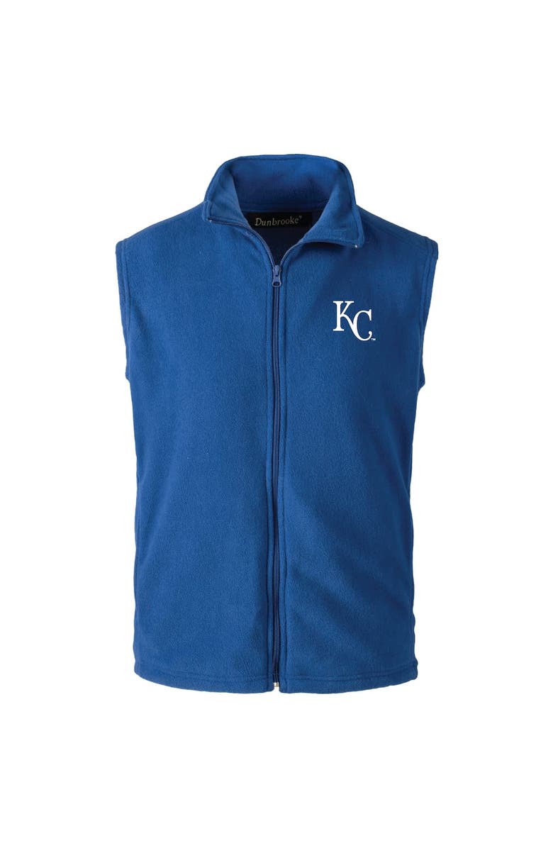 DUNBROOKE Men's Dunbrooke Royal Kansas City Royals Houston Full-Zip Vest, Main, color,