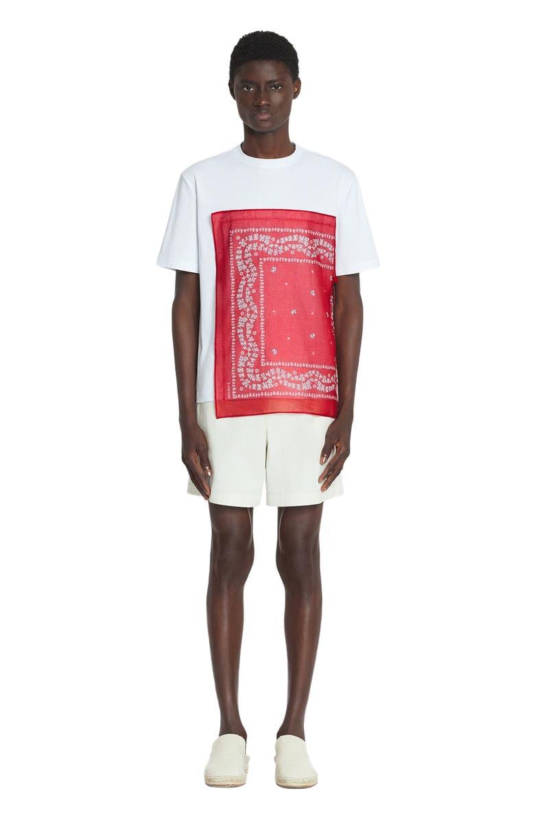 Lanvin BANDANA T-SHIRT, Main, color, 