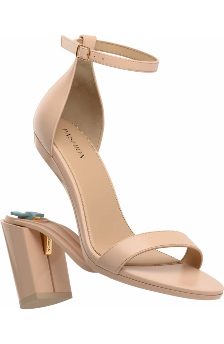 Pashion Footwear The Pashionista 4" Block Heel, Alternate, color, Sand Leather