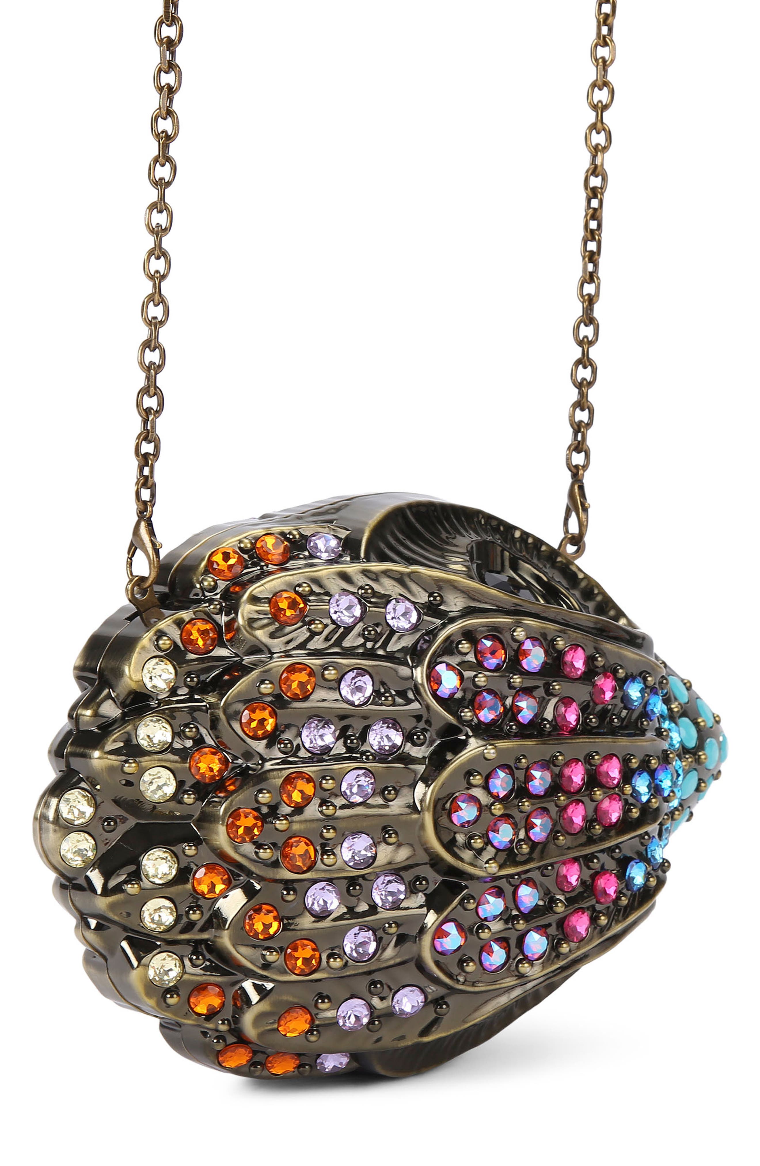 Kurt Geiger London Eagle Head Clutch, Alternate, color, 