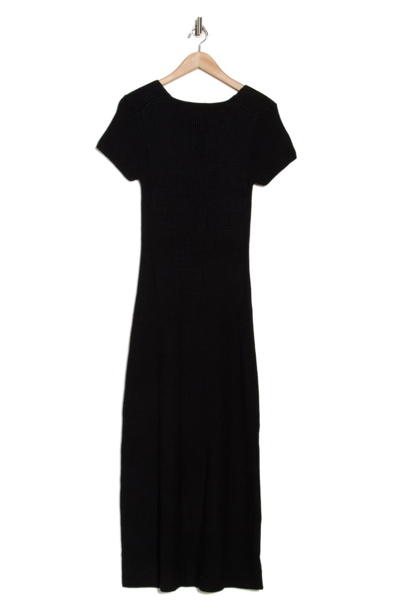 STAUD Camden Short Sleeve Maxi Sweater Dress, Alternate, color, 