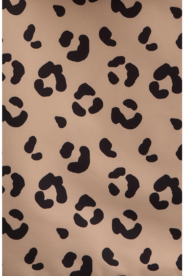 Kids' Fleece Lined Hooded Jacket, Alternate, color, TAN NATURAL LEOPARD