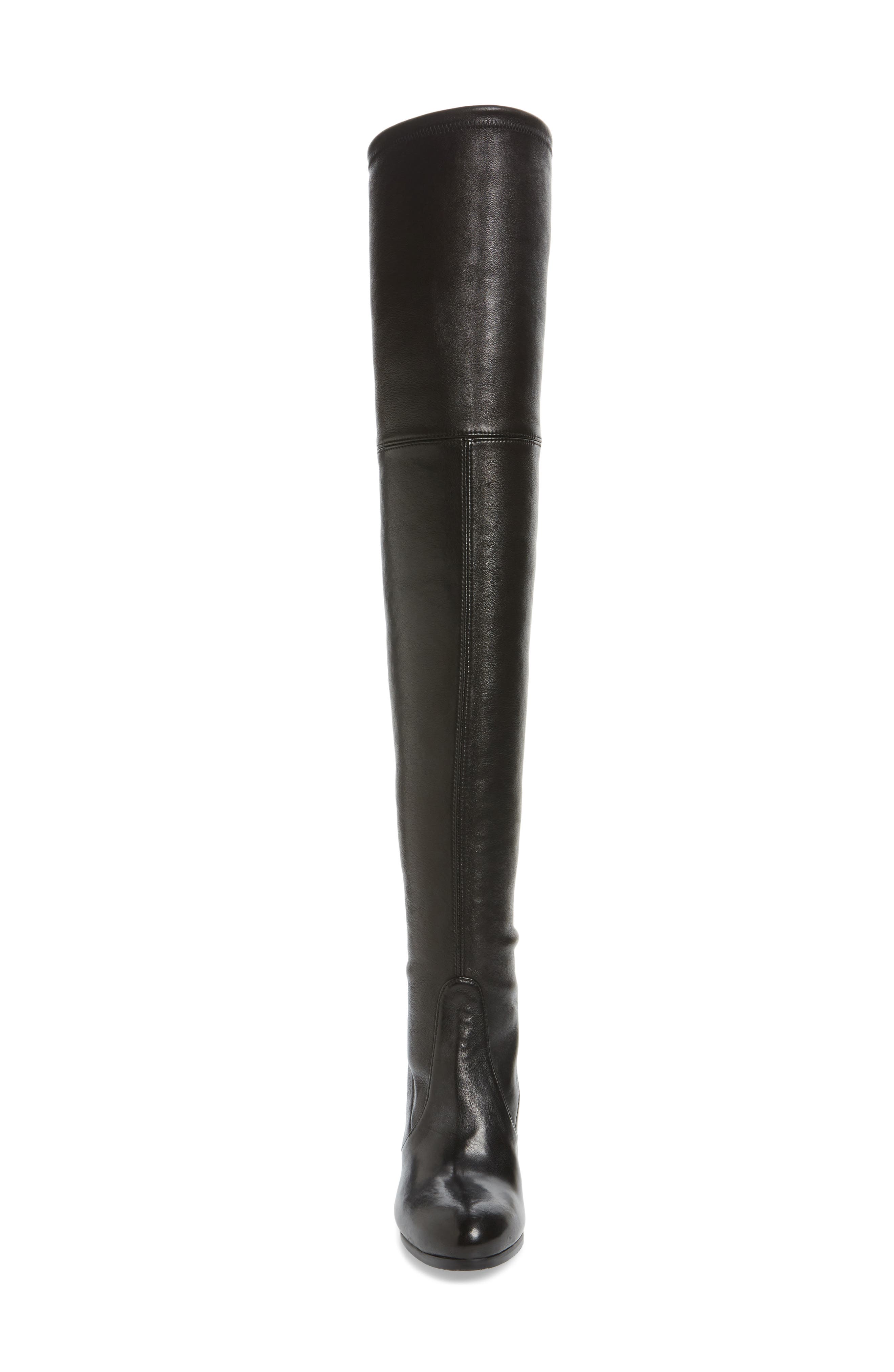 Hiline Over the Knee Boot, Alternate, color, BLACK NAPPA
