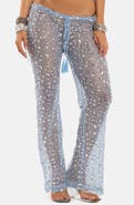 JADED LONDON Sequin Embellished Sheer Lace Pants
