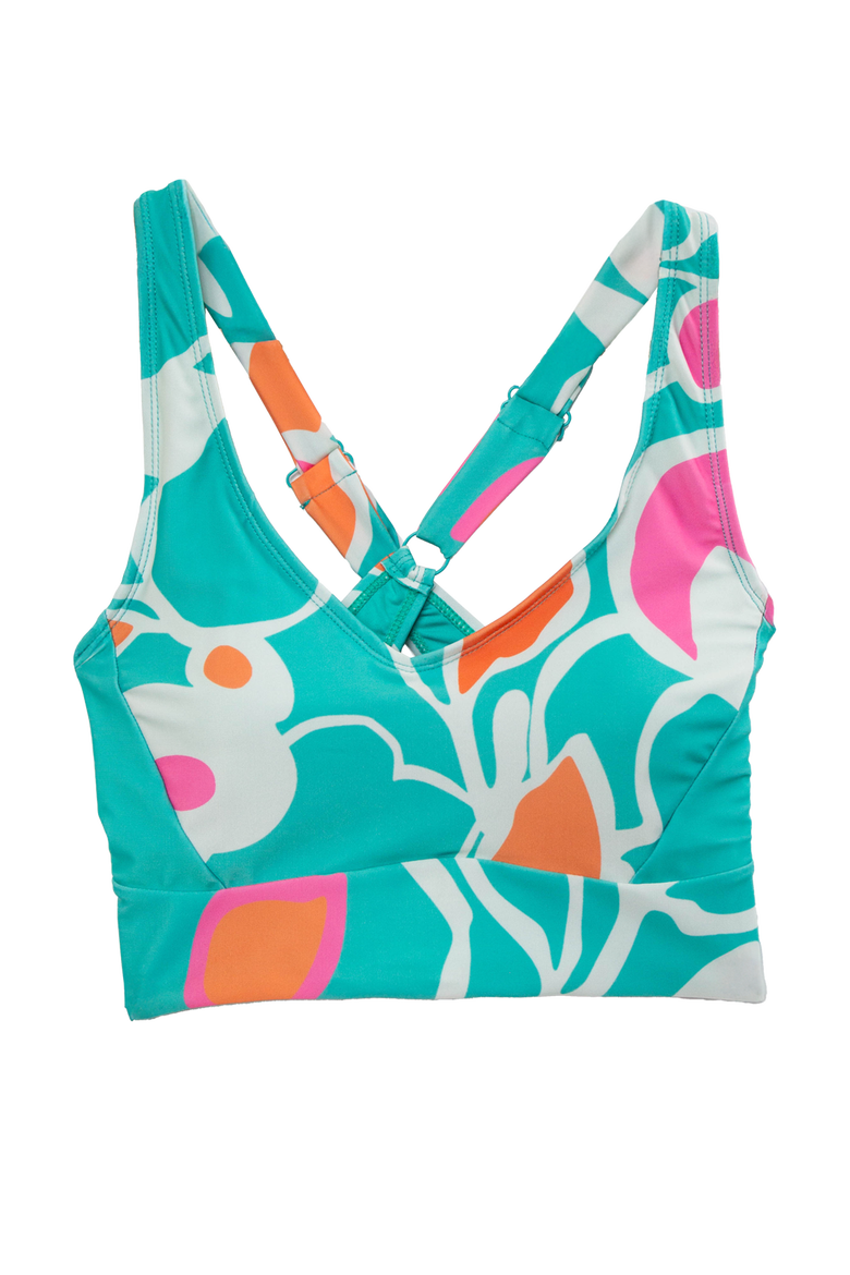 Underwire V-Neck Swim Crop, Alternate, color, Ella