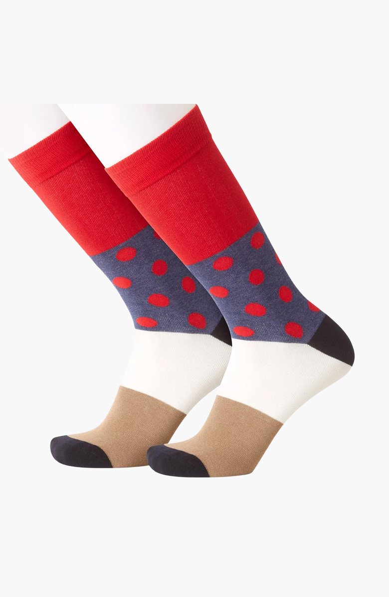 Beau Ties of Vermont Dabney Socks, Main, color, Red