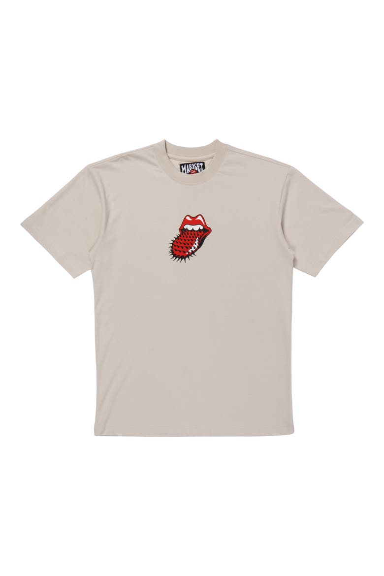 MKT Rolling Stones Never Satisfied Cotton Graphic Tee, Main, color, CREAM