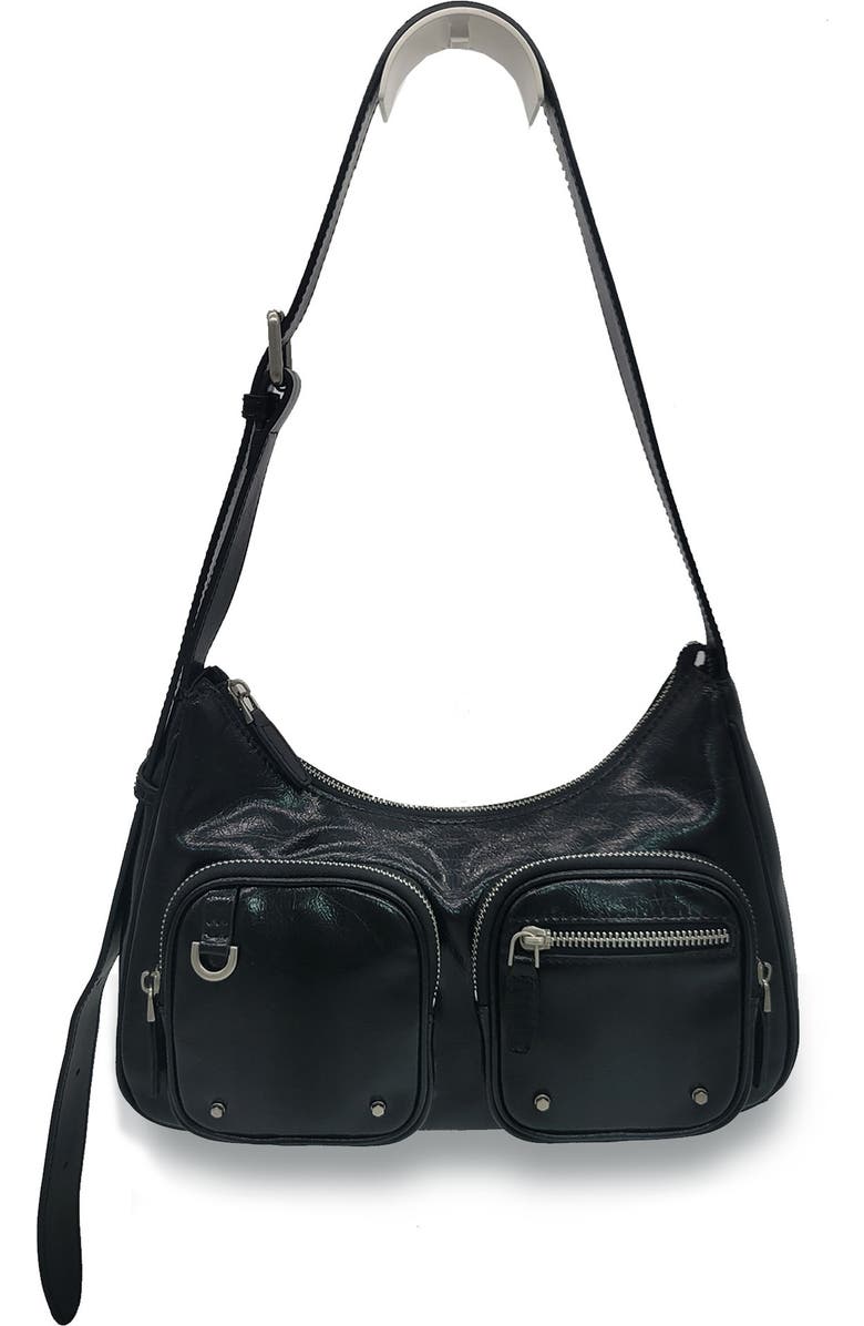 Oryany Out Pocket Leather Shoulder Bag, Main, color,