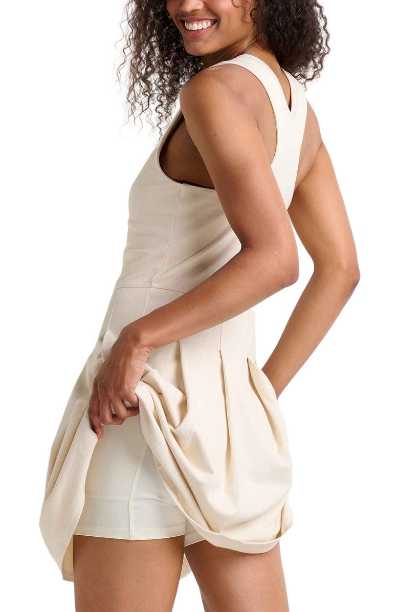 Toad & Co Yerba Sleeveless Skort Dress, Alternate, color, Salt Embroidery