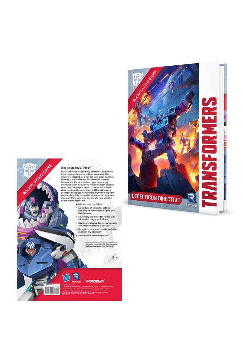 Transformers Deception Directive Sourcebook Roleplaying Game, Alternate, color, Multicolored