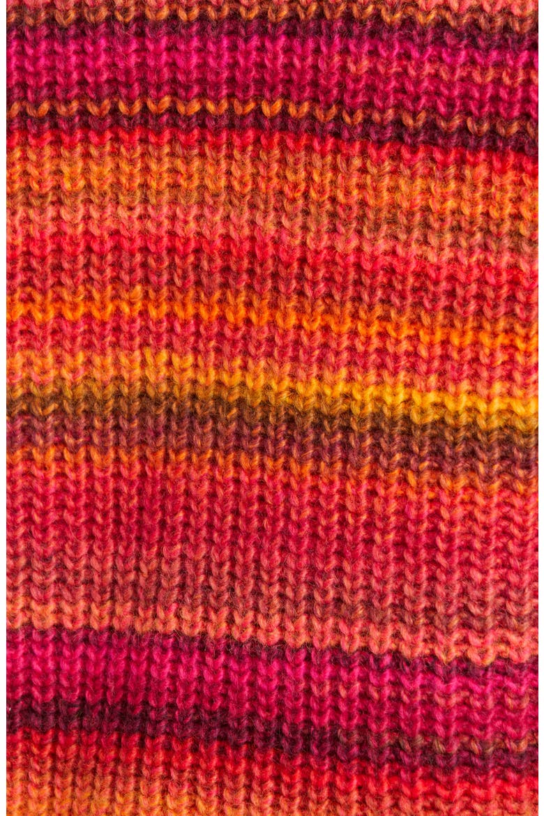 Kelley Stripe Wool Blend Turtleneck Sweater, Alternate, color, 000804 SINOPIA