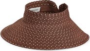 San Diego Hat Polka Dot Roll-Up Visor