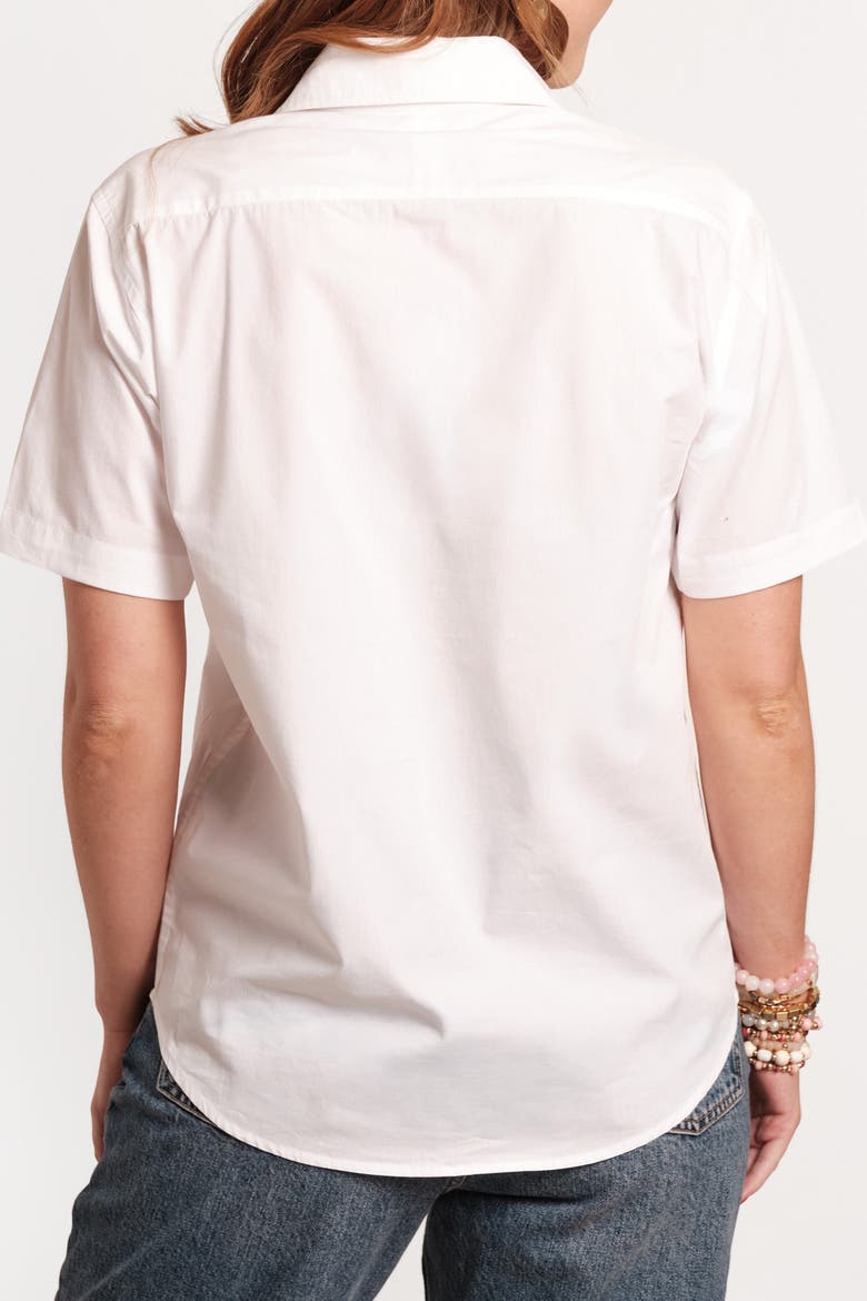 Perfect Button Down Short Sleeve, Alternate, color, White