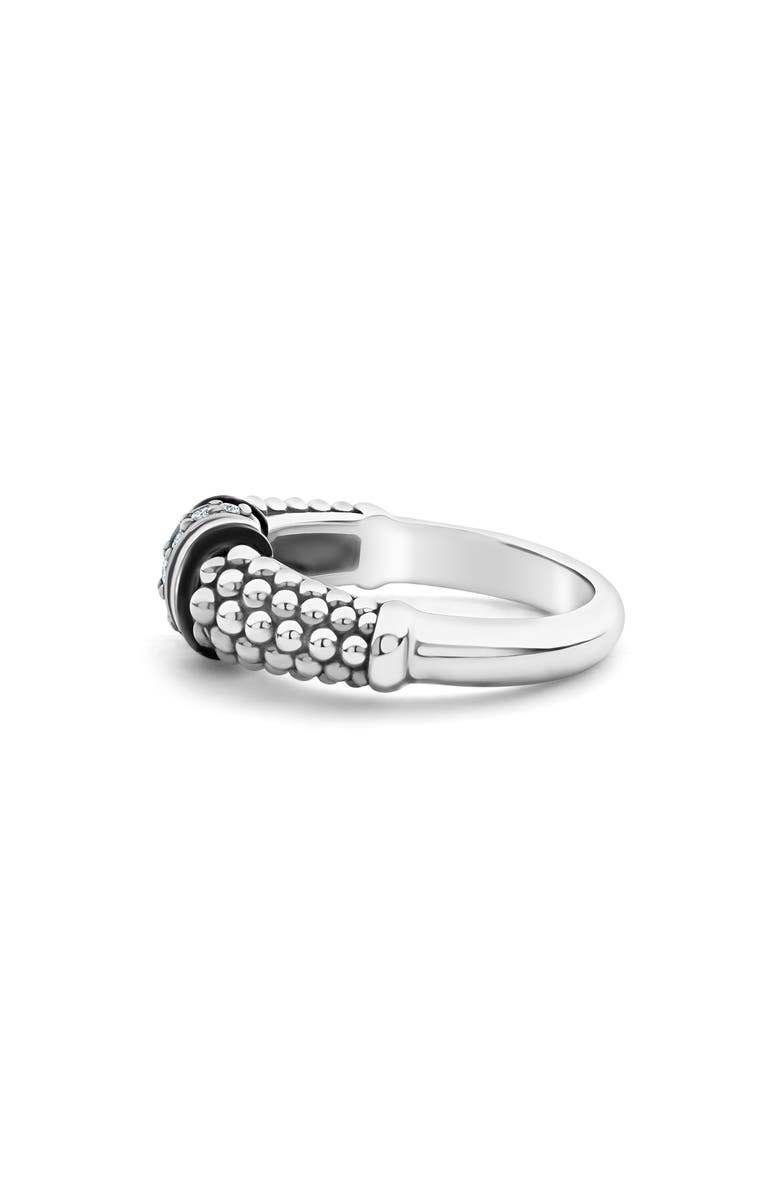 LAGOS Black Caviar Diamond Ring, Alternate, color, 