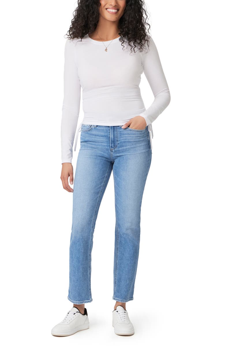 PAIGE Cindy High Waist Ankle Straight Leg Jeans, Alternate, color, 
