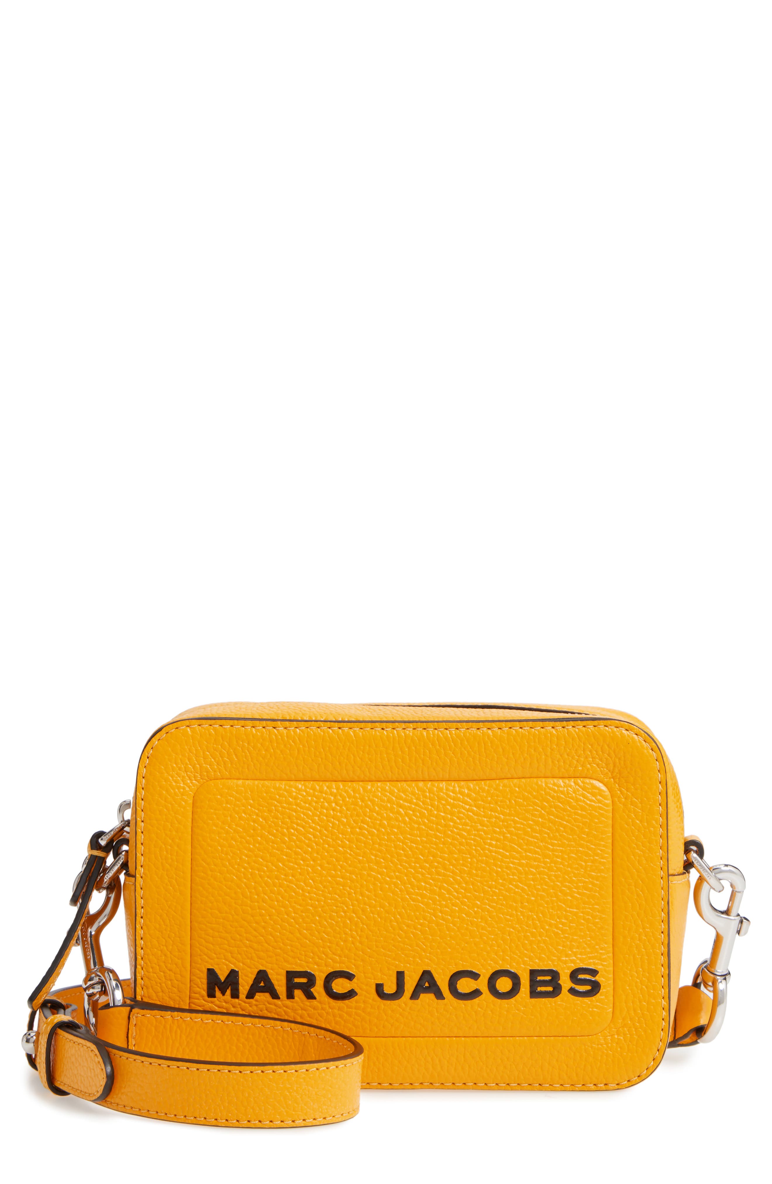 Marc Jacobs The Box Leather Crossbody Bag, Main, color, 