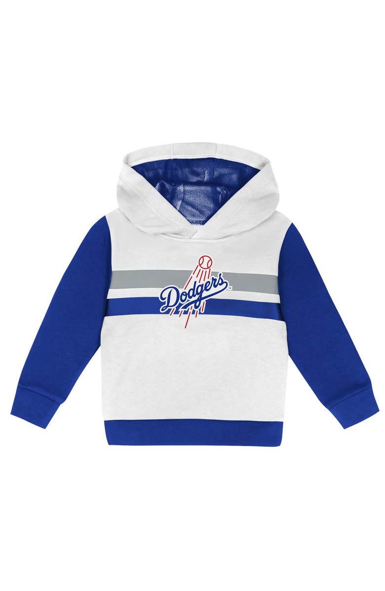 Outerstuff Toddler White/Royal Los Angeles Dodgers Wind Up Pullover Hoodie and Sweatpants Set, Alternate, color, 