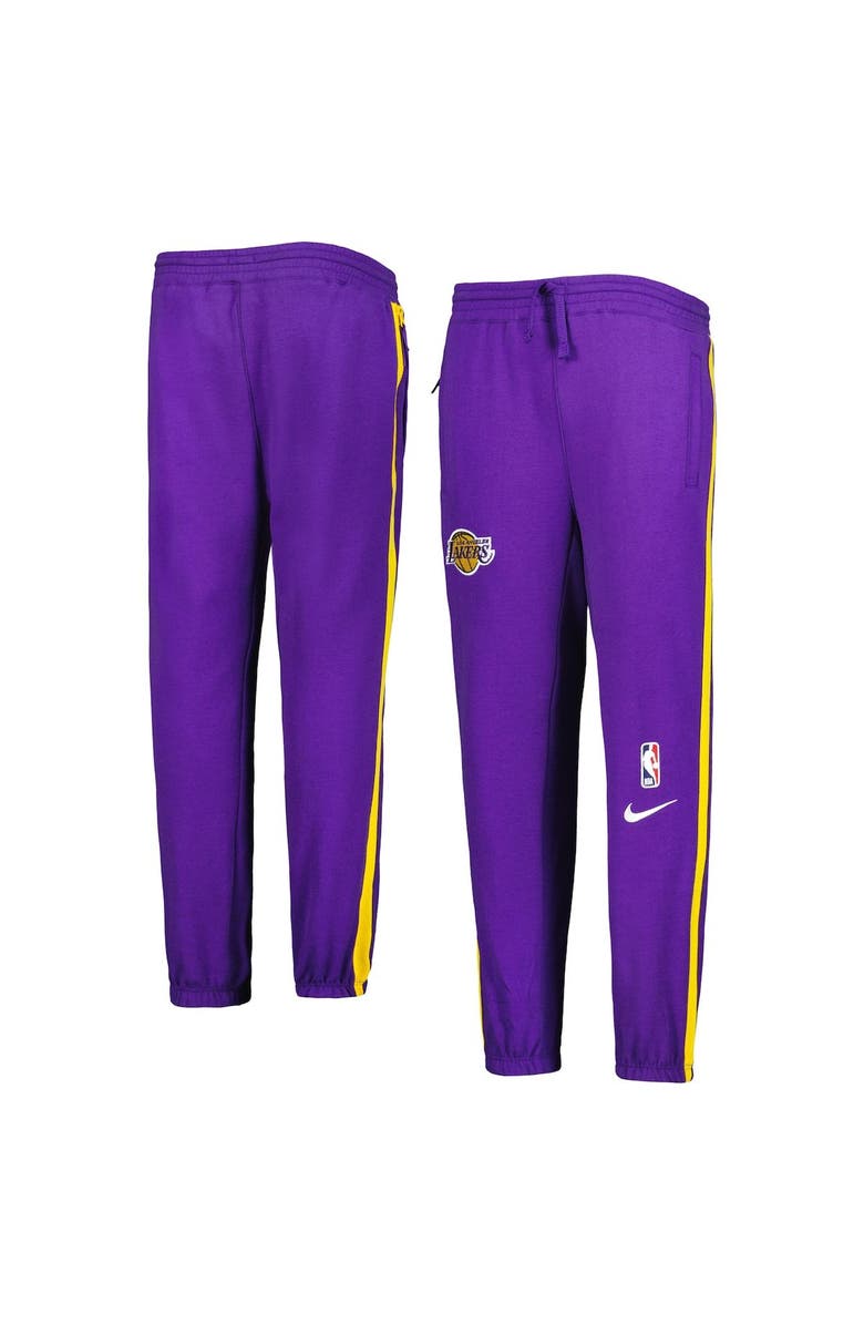 Nike Youth Nike Purple Los Angeles Lakers Courtside Showtime Performance Pants, Main, color, 