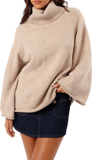 Petal & Pup Bindy Oversize Turtleneck Sweater | Nordstrom