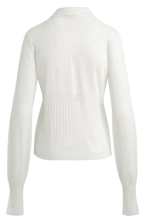 Shop Favorite Daughter The Flawless Open Stitch Cardigan In Ivory