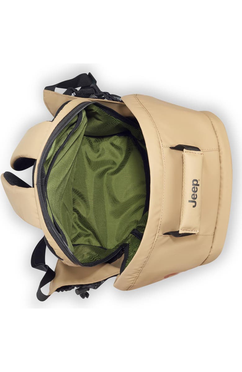 JEEP JS011B 15.6" Laptop Laptop Travel Backpack, Alternate, color, Beige