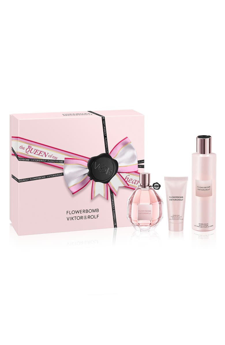 Viktor&Rolf Flowerbomb 3-Piece Perfume Gift Set $256 Value, Main, color,