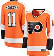 FANATICS Women's Fanatics Branded Travis Konecny Orange Philadelphia Flyers Home Premier Breakaway Player Jersey