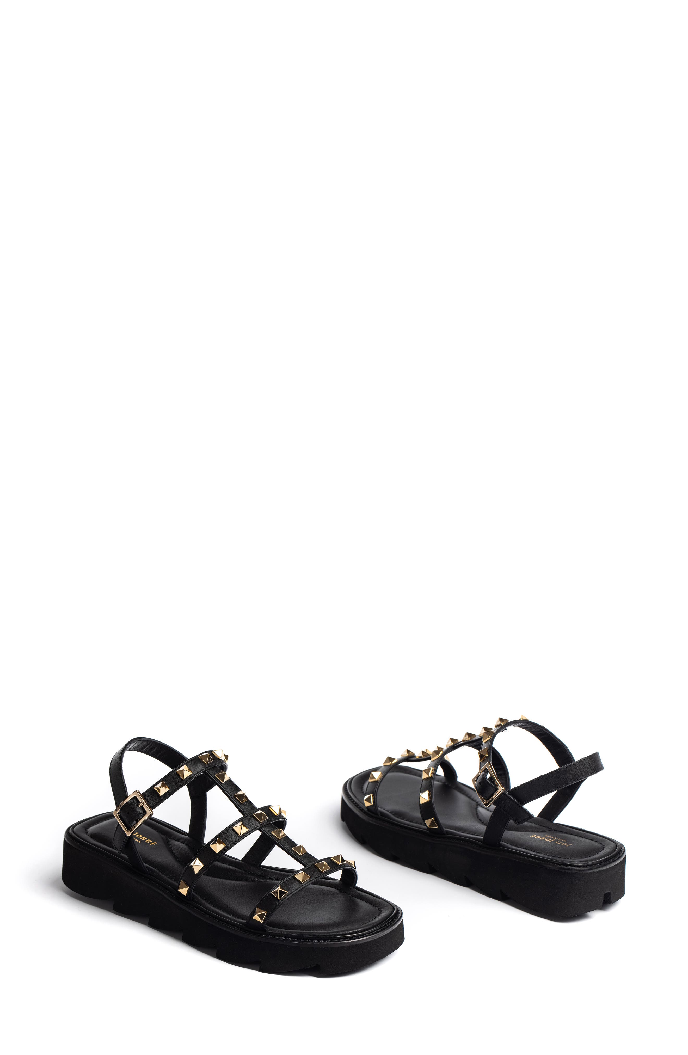 Jon Josef Alcon Studded Platform Sandal, Alternate, color, 