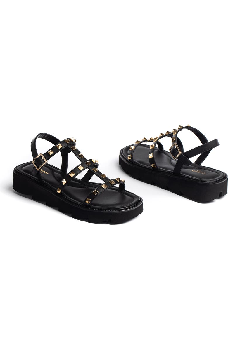 Jon Josef Alcon Studded Platform Sandal, Alternate, color,
