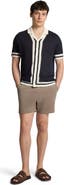 Onia Linen Knit Camp Short Sleeve Shirt