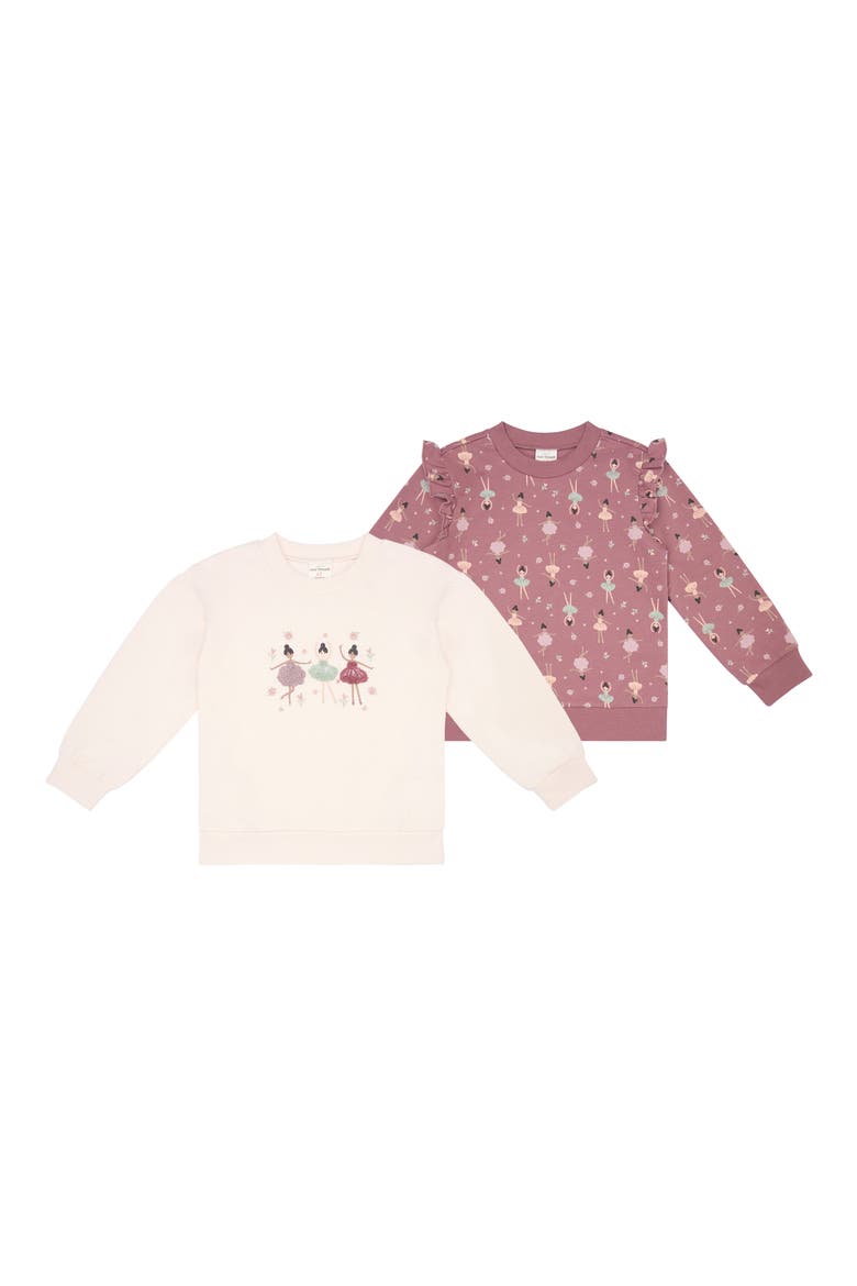 Kids' 2-Pack Sweatshirts, Alternate, color, DANCE