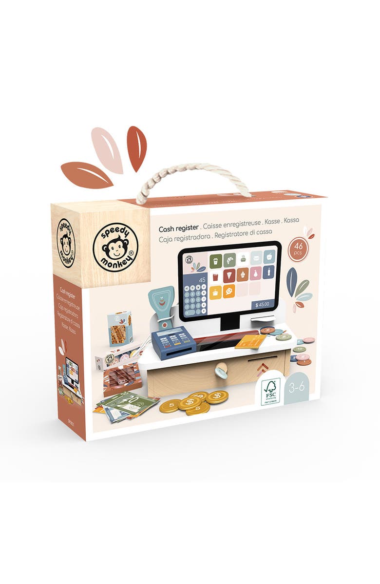 Speedy Monkey Cash Register, Alternate, color, Multi