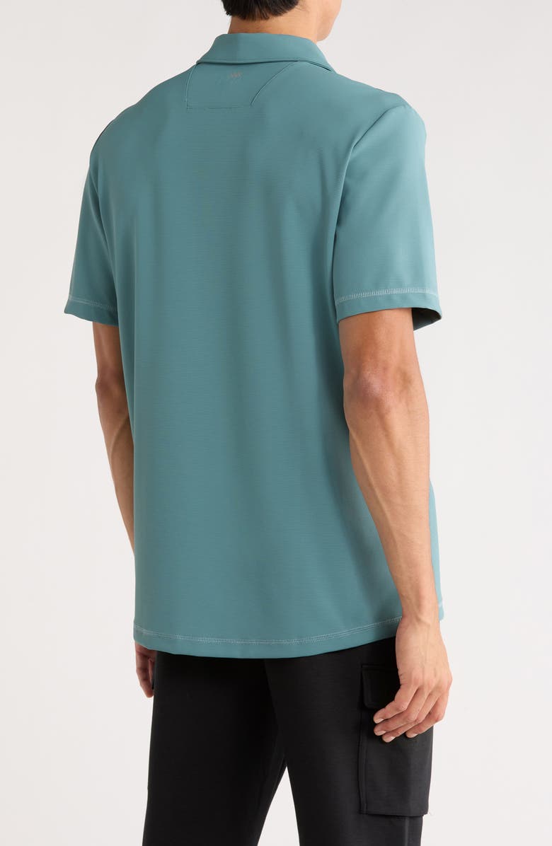 Rhone Links Golf Polo, Alternate, color, Tidal Green