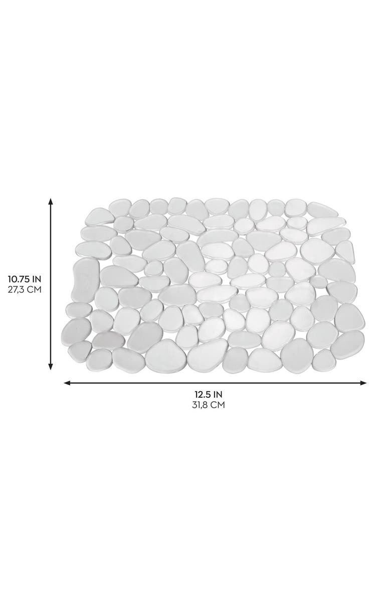 iDesign Pebblz Sink Protector - Kitchen Sink Mat for Bottom of Sink - Set of 2 - Clear, Alternate, color, Clear