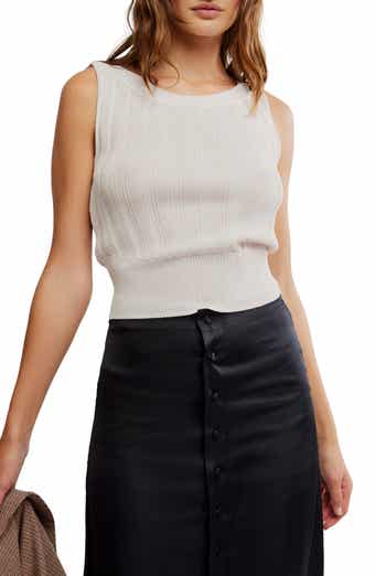 Free People Reese Pattern Sweater Tank