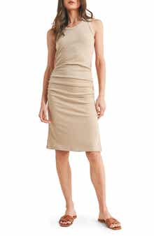 WISHLIST Ruched Rib Tank Dress